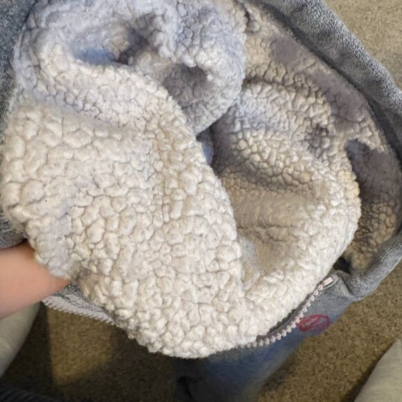 Baby Levis Zip Hoodies Jacket size 18m Grey Sherpa Lined - Picture 12 of 12